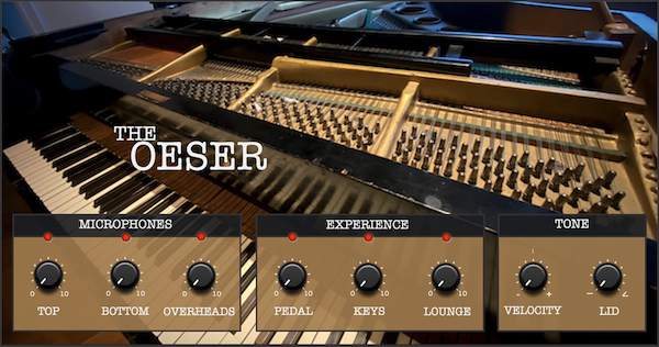 THE OESER virtual piano skin for Native Instruments